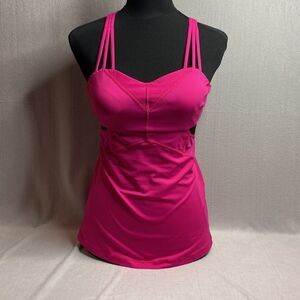 Lululemon EXQUISITE II Pink Strappy Tank Top Size 6